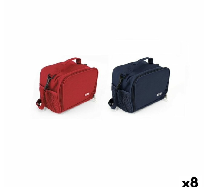 Cool Bag Quttin Lunch box Rectangular 21,5 x 15 x 13,5 cm (8 Units)
