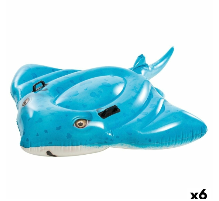 Inflatable Float Intex 145 x 185 cm (6 Units)