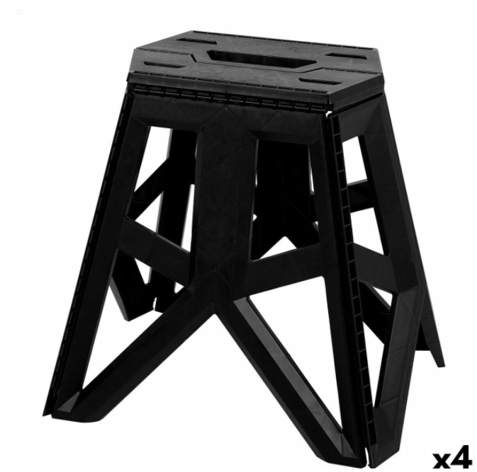 Folding Stool Aktive 41 x 39 x 33 cm (4 Units)