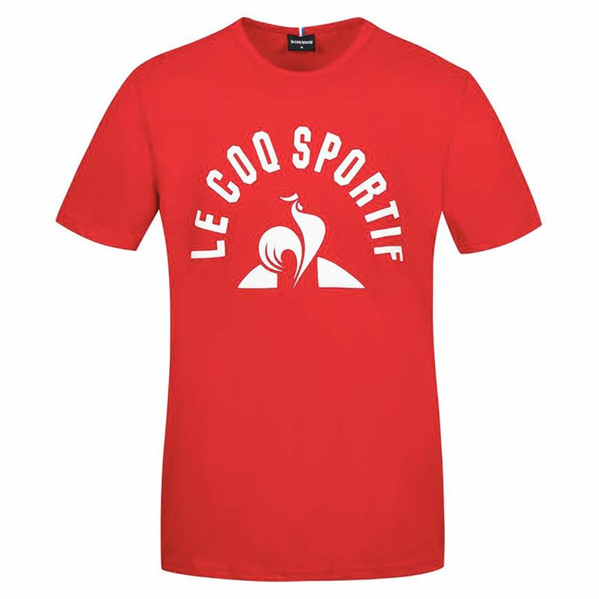 Men’s Short Sleeve T-Shirt Le coq sportif Bat Nº2 Red Men S