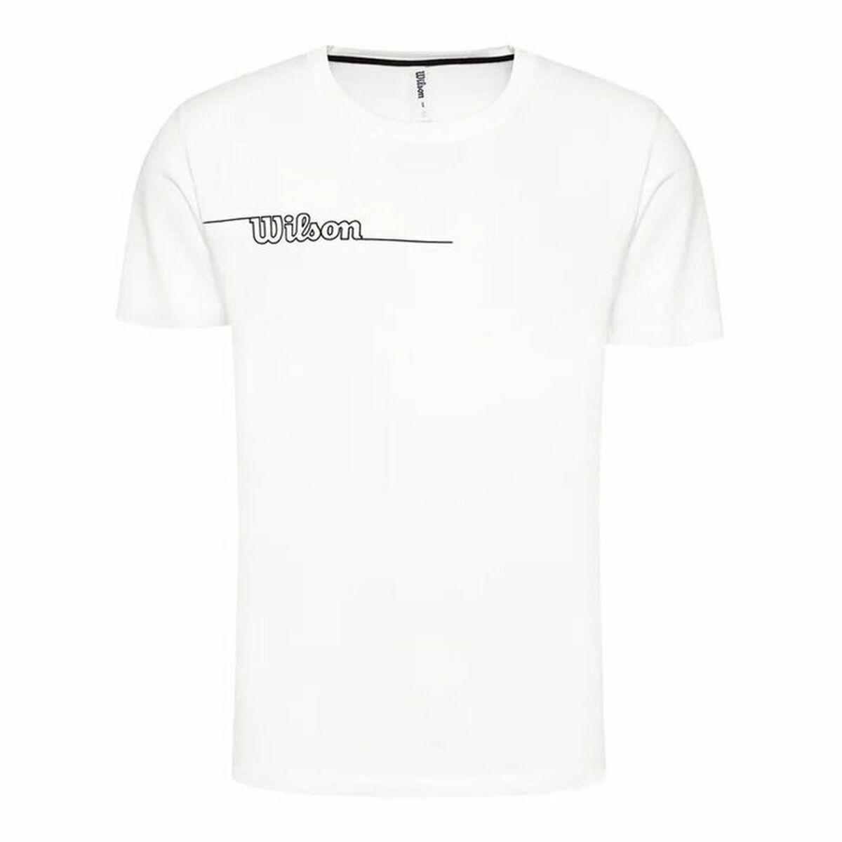 Short-sleeve Sports T-shirt Wilson Team II Teach White S