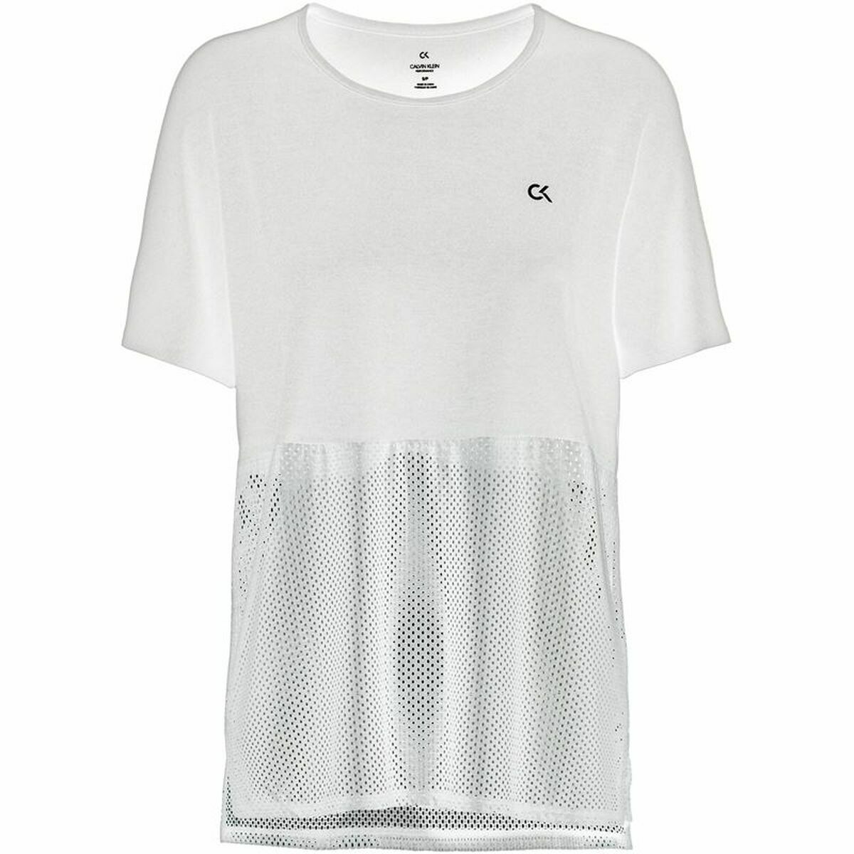 Women’s Short Sleeve T-Shirt Calvin Klein Tank White S