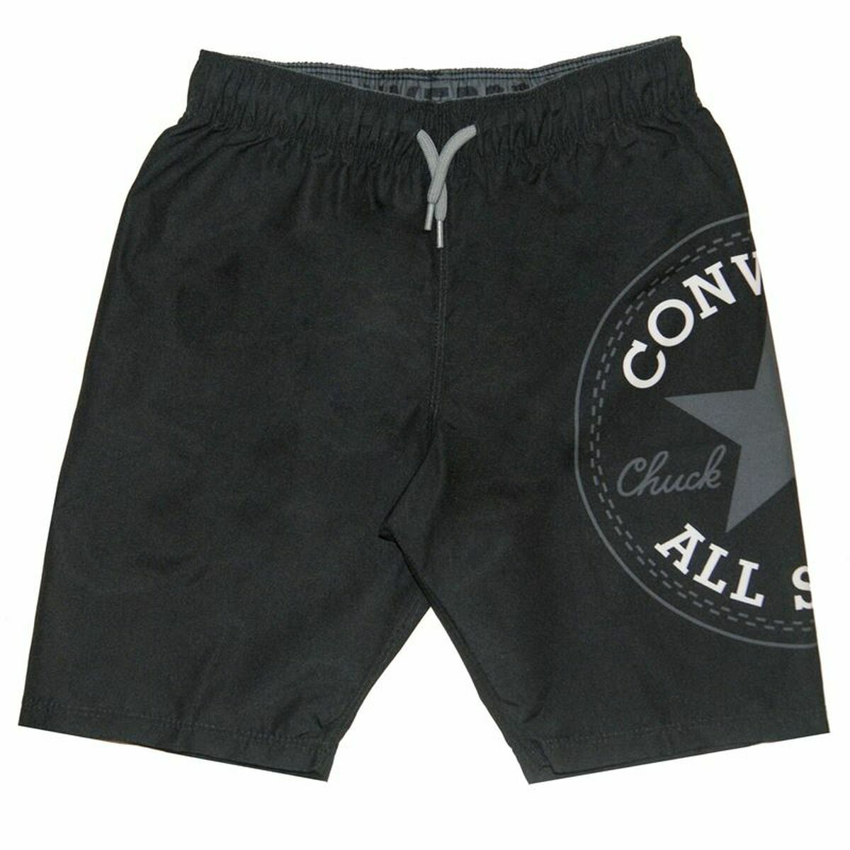 Men’s Bathing Costume Converse Wrap Around Pool Black 12-13 Years