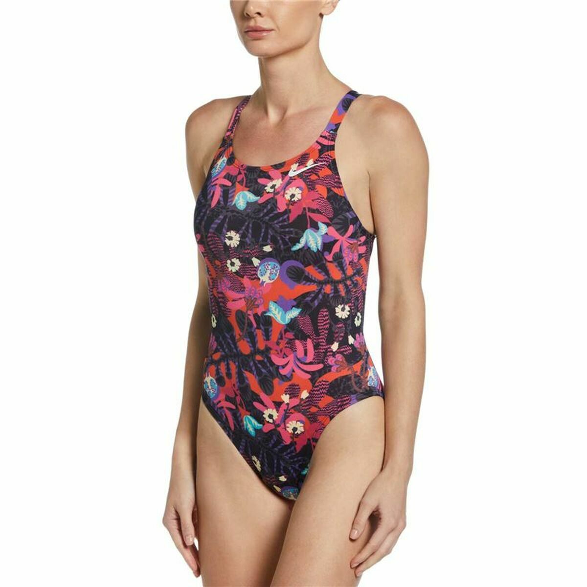 Women’s Bathing Costume Nike Fastback flora Purple 34