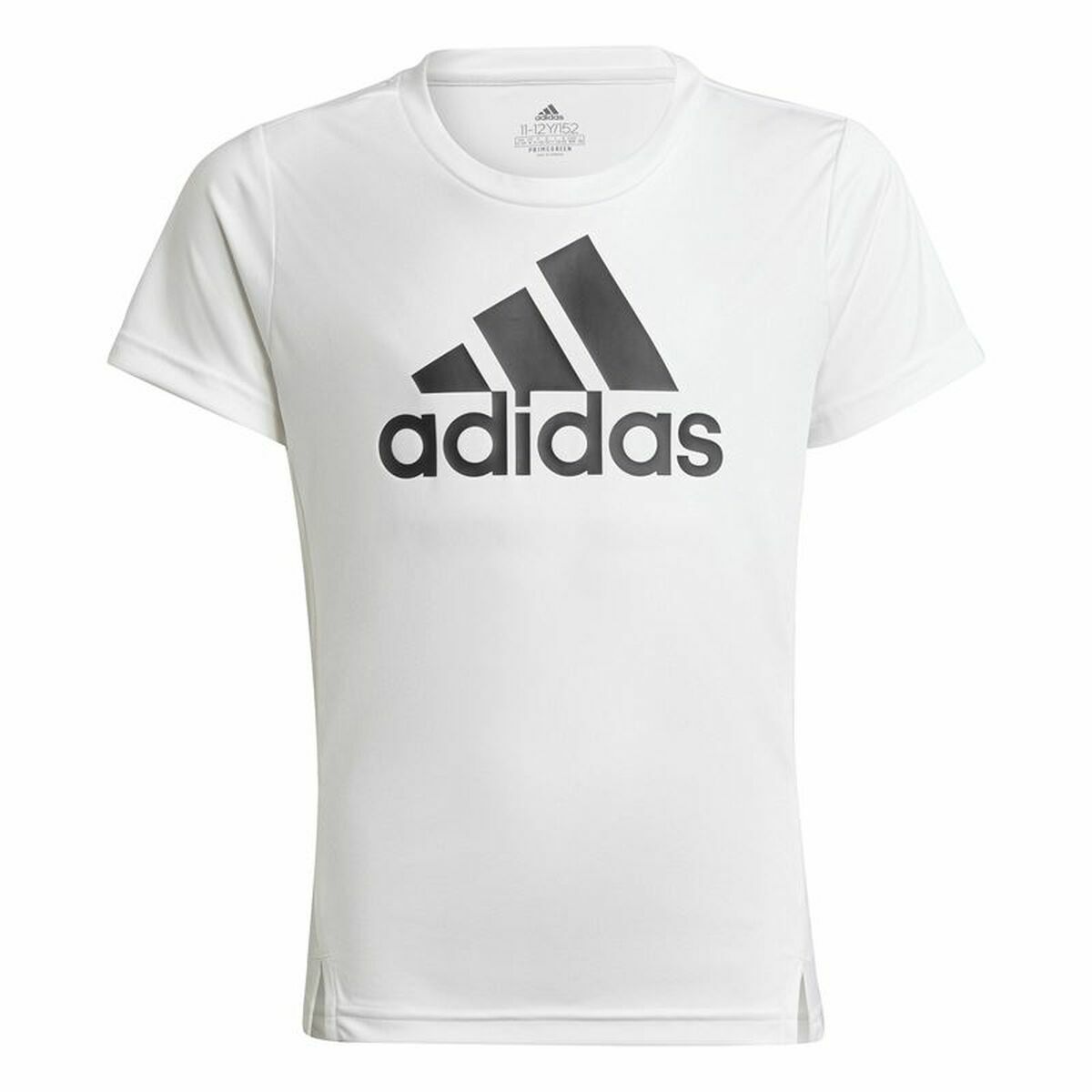Child's Short Sleeve T-Shirt Adidas Designed To Move White 5-6 Years
