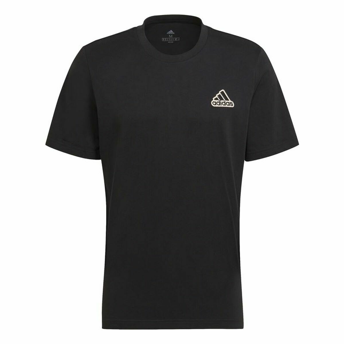 Men’s Short Sleeve T-Shirt Adidas Essentials Feel Comfy Black L