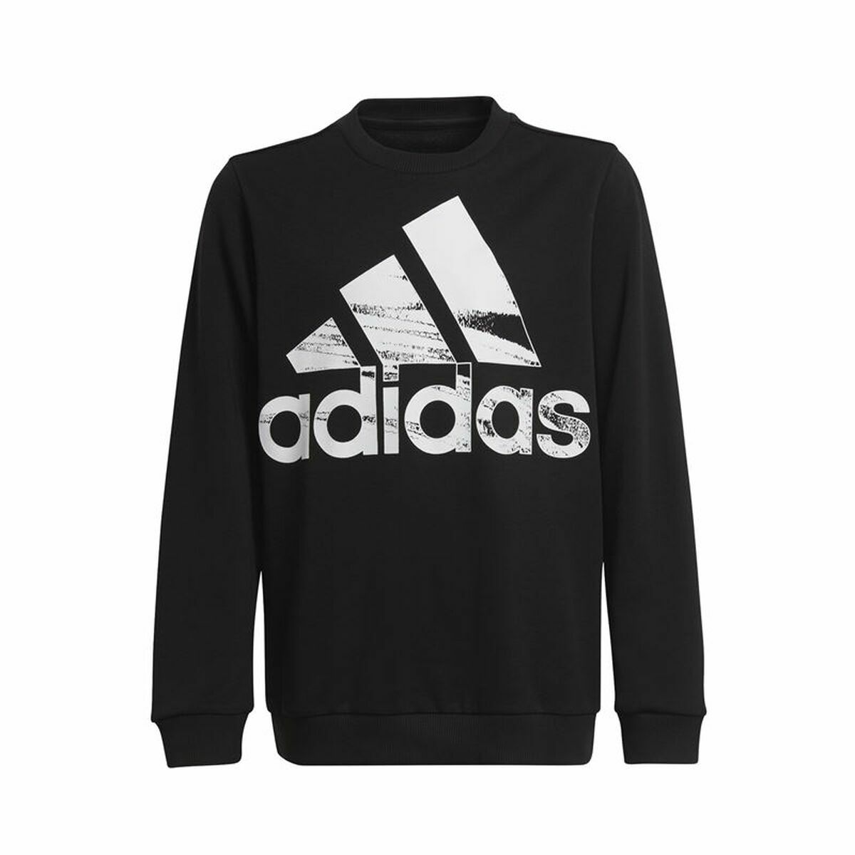 Children’s Sweatshirt without Hood Adidas Sweat Logo Black 7-8 Years