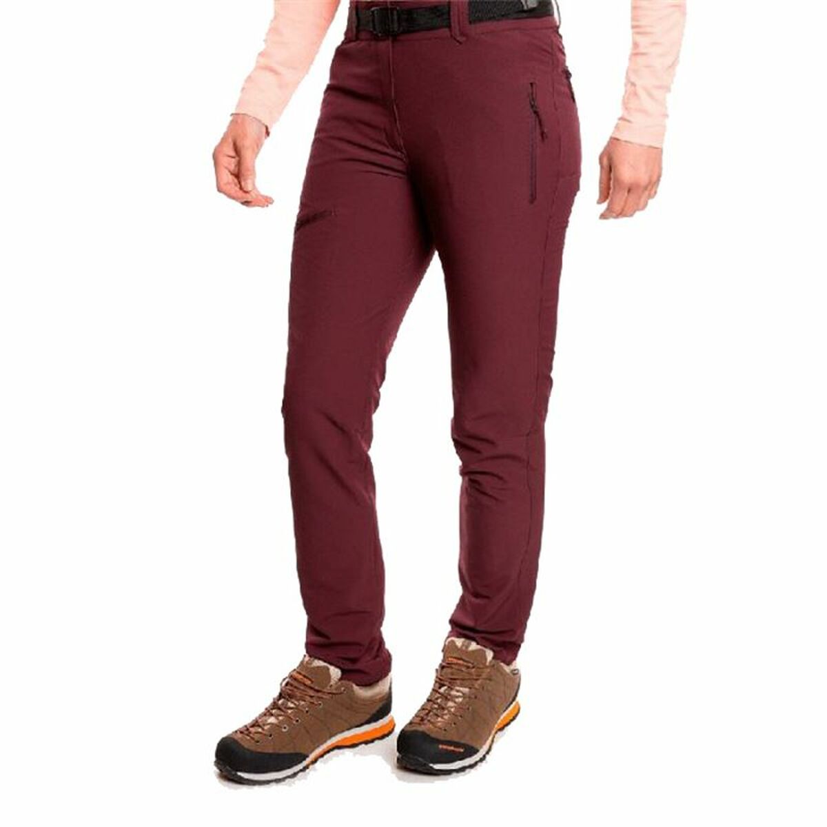 Long Sports Trousers Trangoworld Dorset Brown Lady M