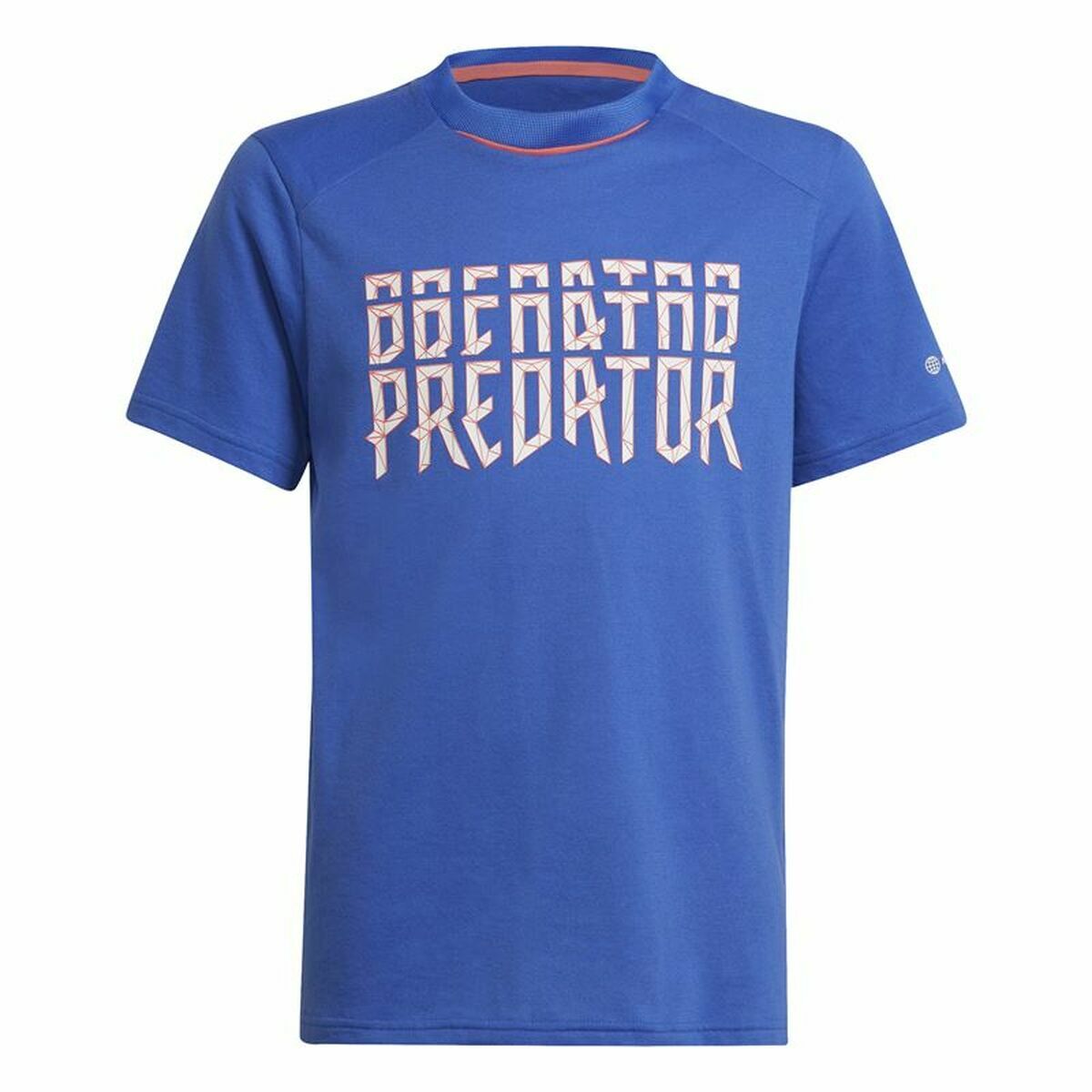 Child's Short Sleeve T-Shirt Adidas Predator Blue 7-8 Years
