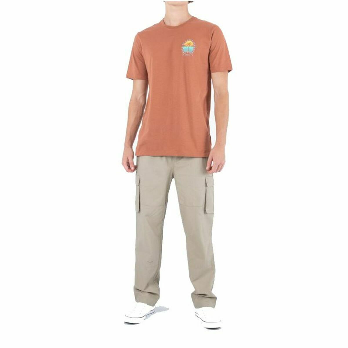Long Sports Trousers Hurley Cruiser Cargo Beige Men L