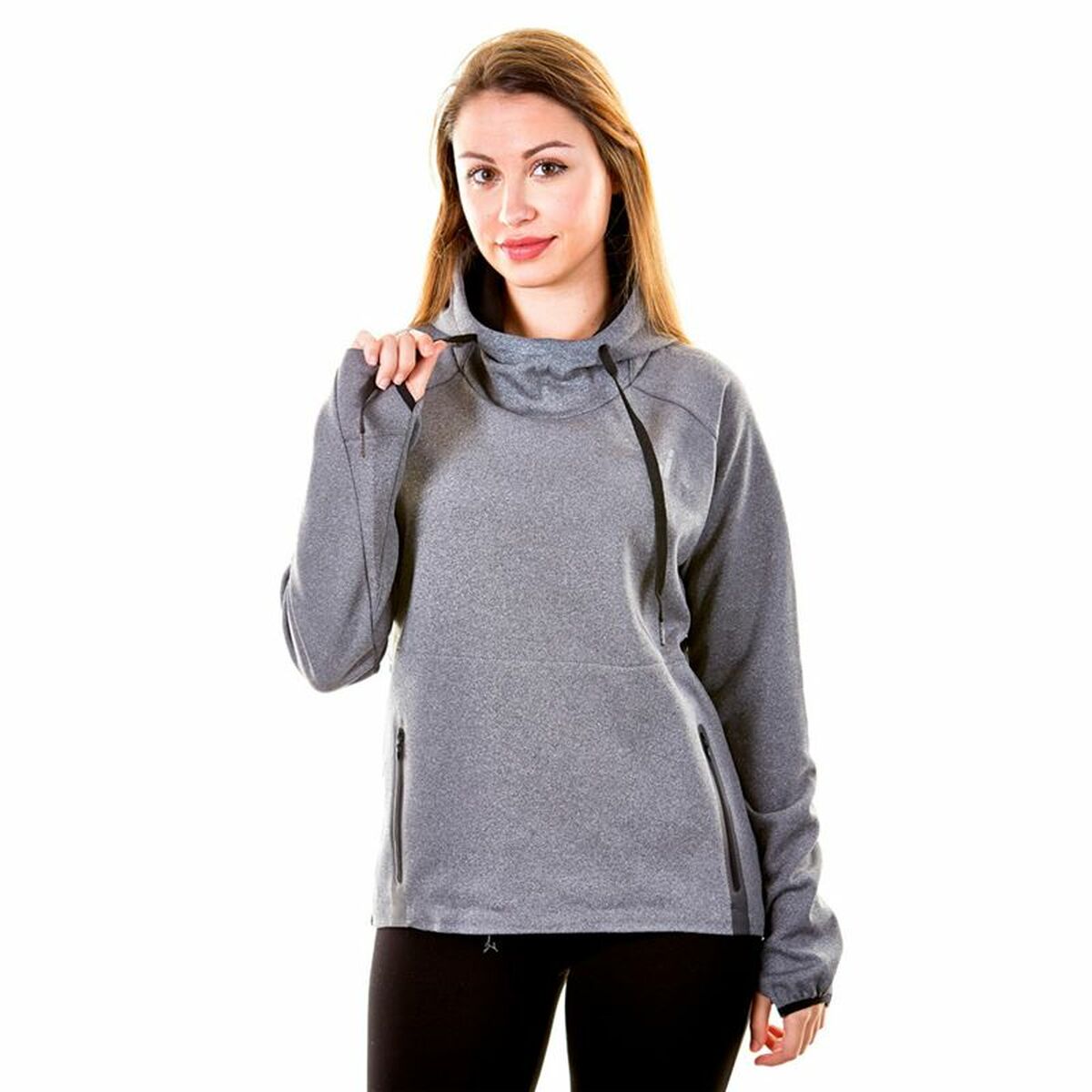 Women’s Sweatshirt without Hood Joluvi Kross Dark grey S