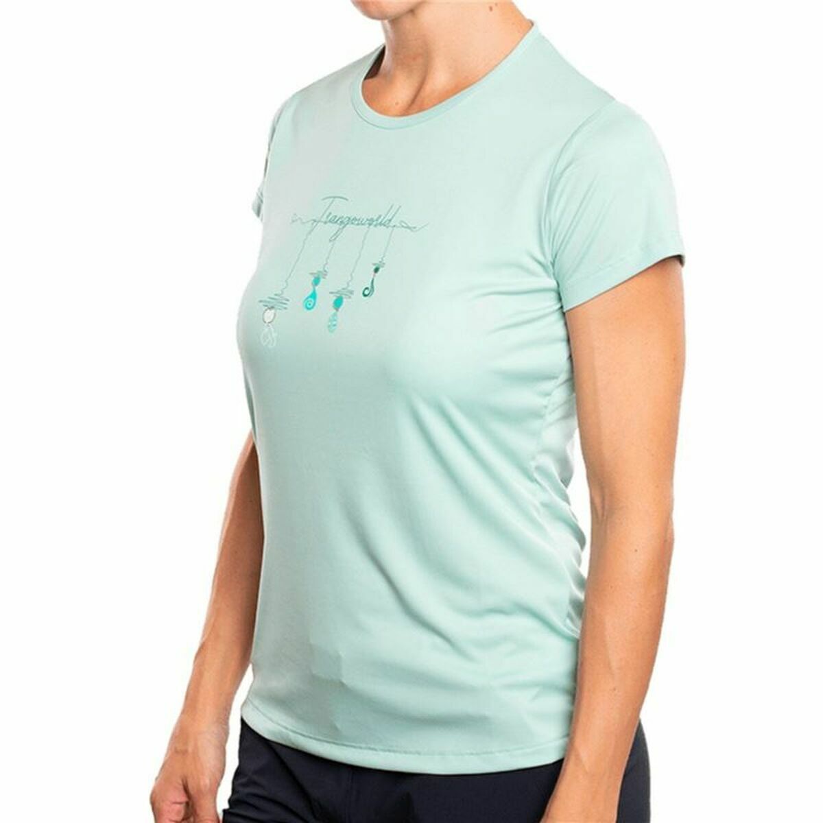 T-shirt Trangoworld  Zalabi Aquamarine M