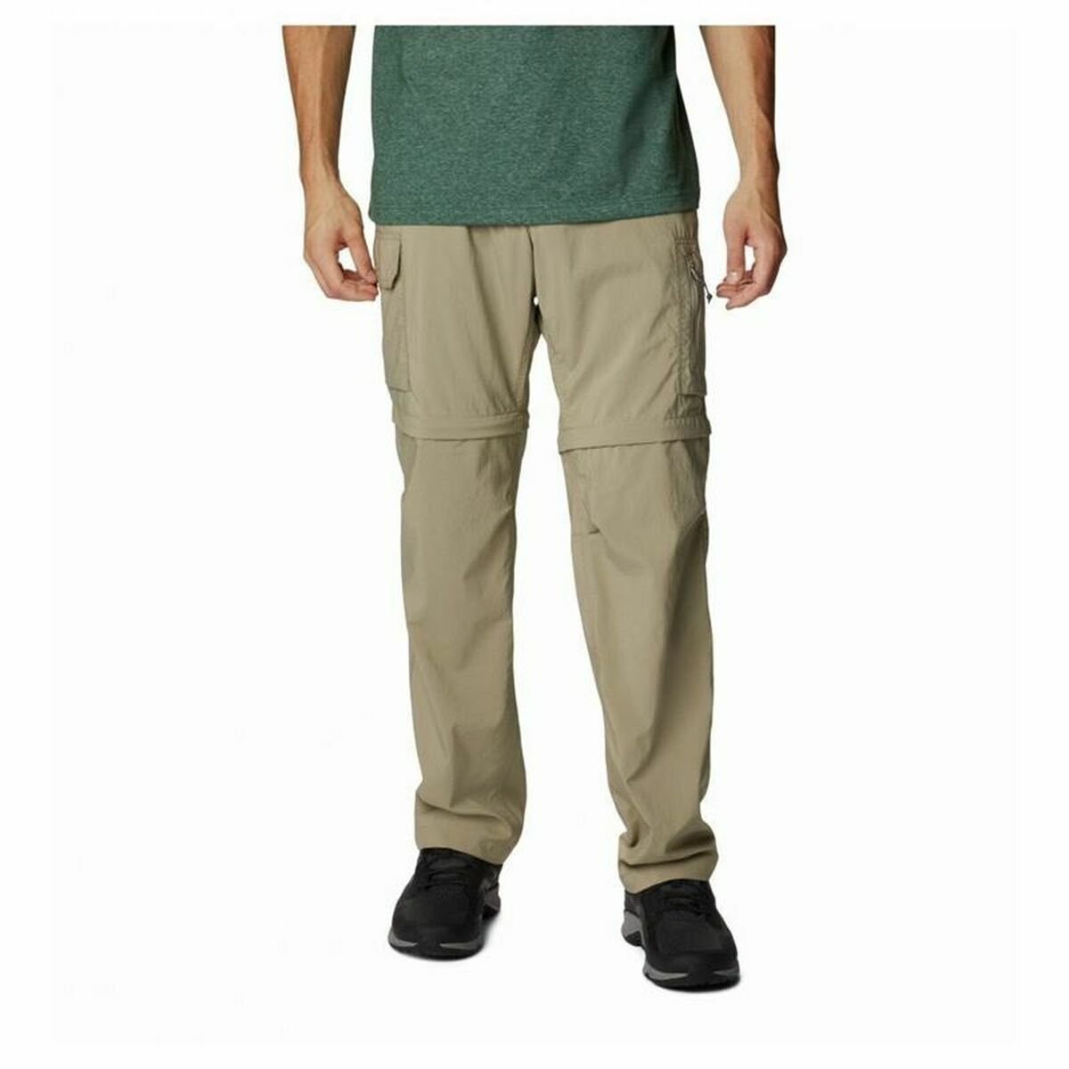 Long Sports Trousers Columbia Silver Ridge Utility Convertible Moutain Brown 38