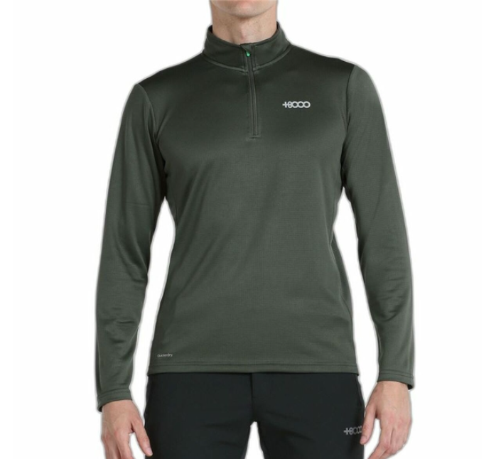 Men’s Long Sleeve T-Shirt +8000 Erro Dark green Olive S
