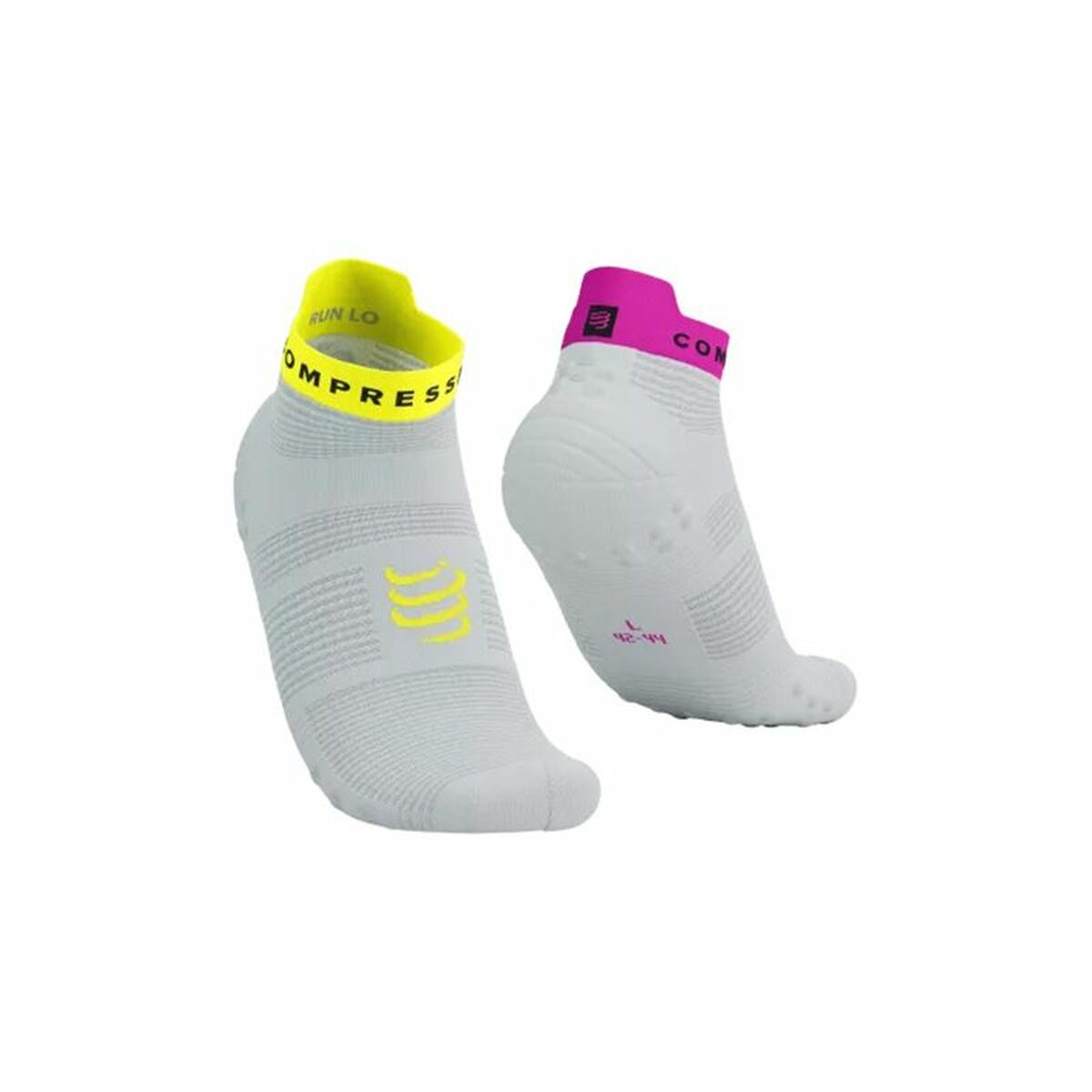 Sports Socks Compressport Pro Racing White 45-48
