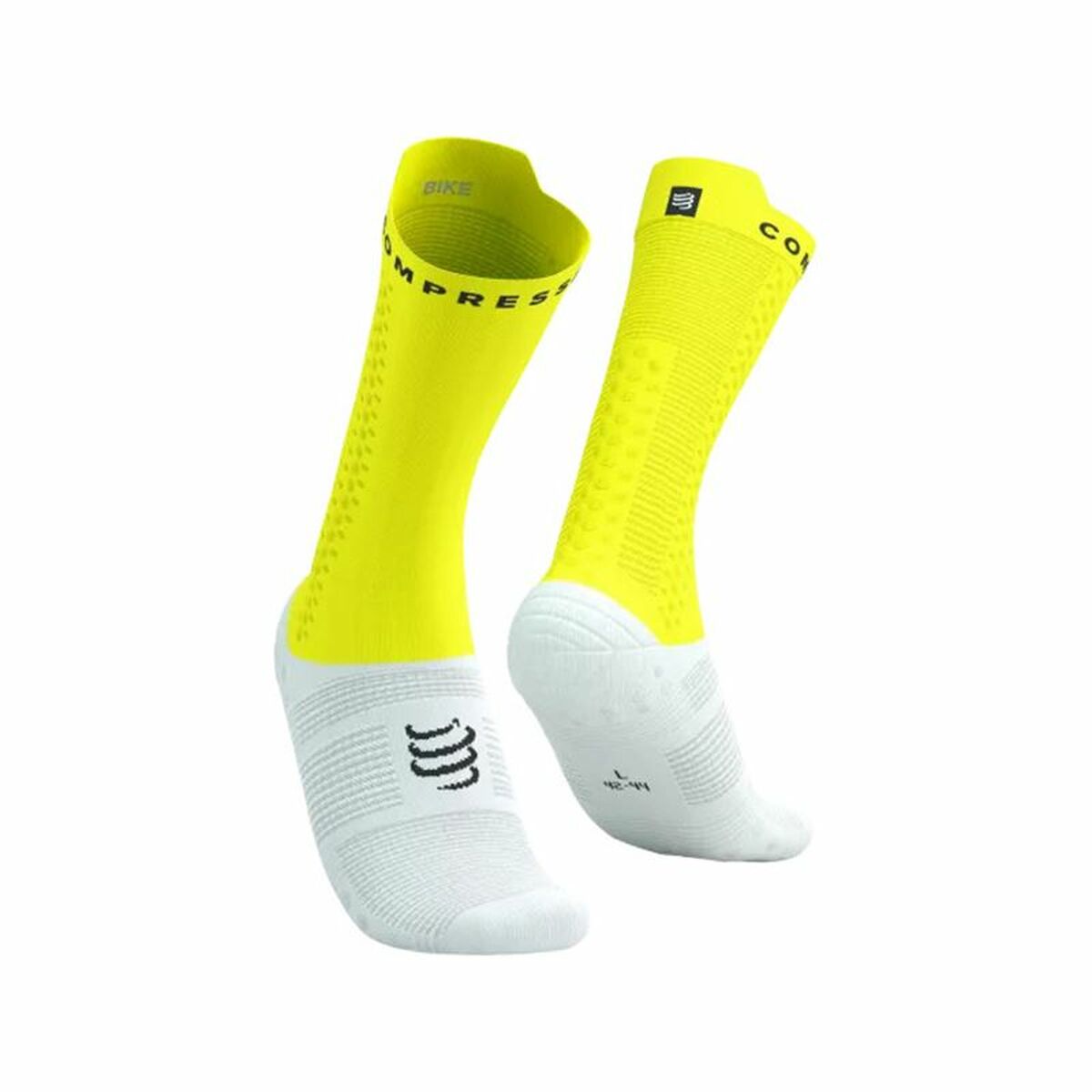 Sports Socks Compressport Pro Racing Lime green 35-38